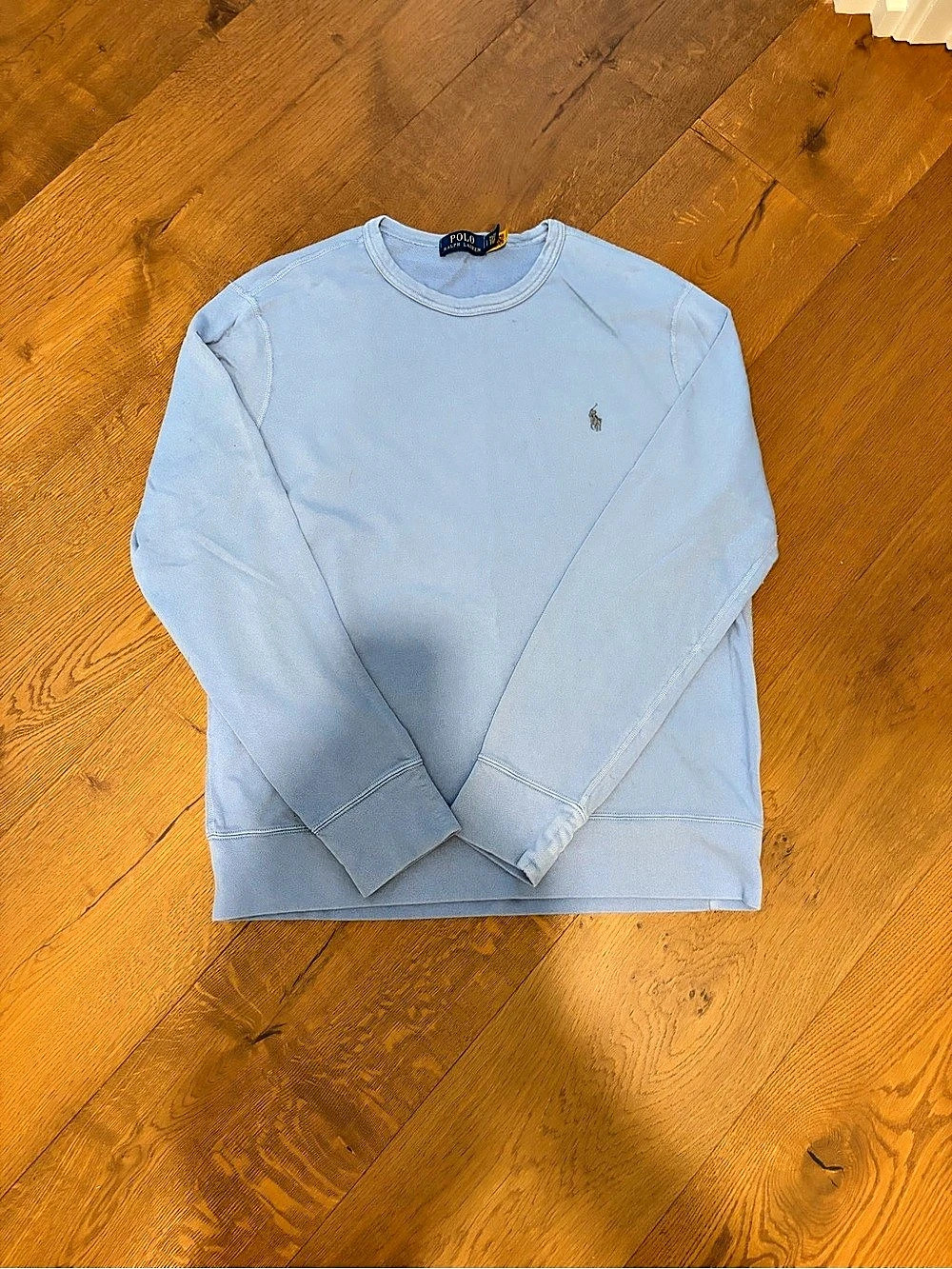Polo Ralph Lauren Long Sleeve Sweatshirt Crewneck Blue Size Large